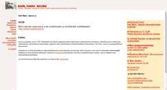 Desktop Screenshot of marx-seura.kaapeli.fi